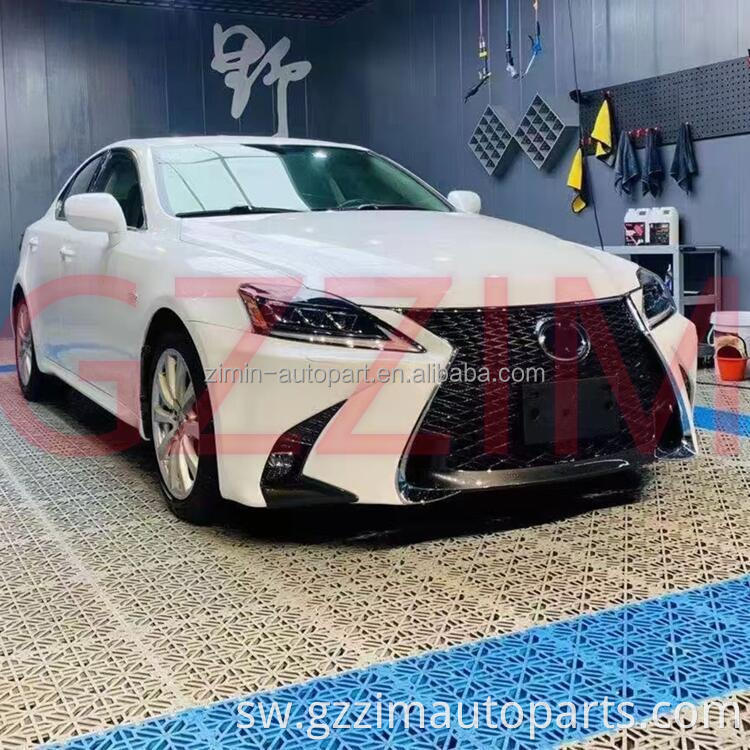 PP Plastiki Mbele na Nyuma ya Bumper Side Skirt Fender Kitengo cha Kuboresha Sehemu za Lex*S ni 2006-2012 Uboreshaji hadi GSF